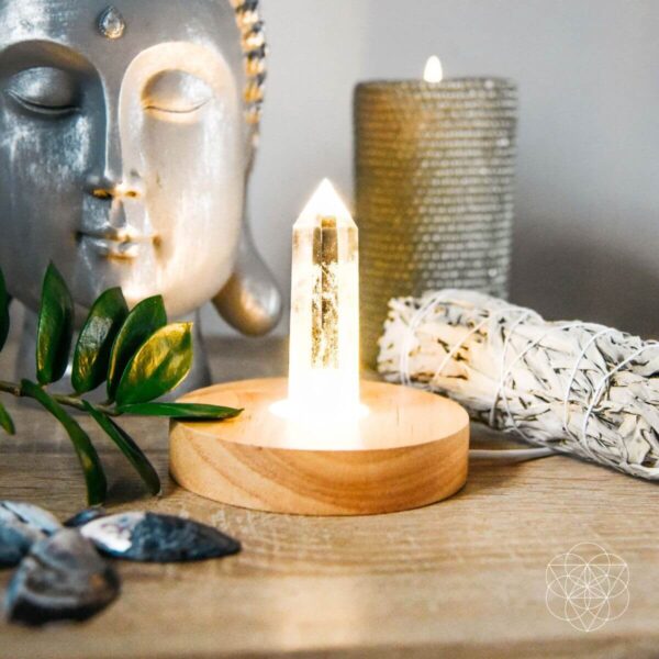 The Healing Lamp: Clear Quartz -  Positive Energy and Tranquillity